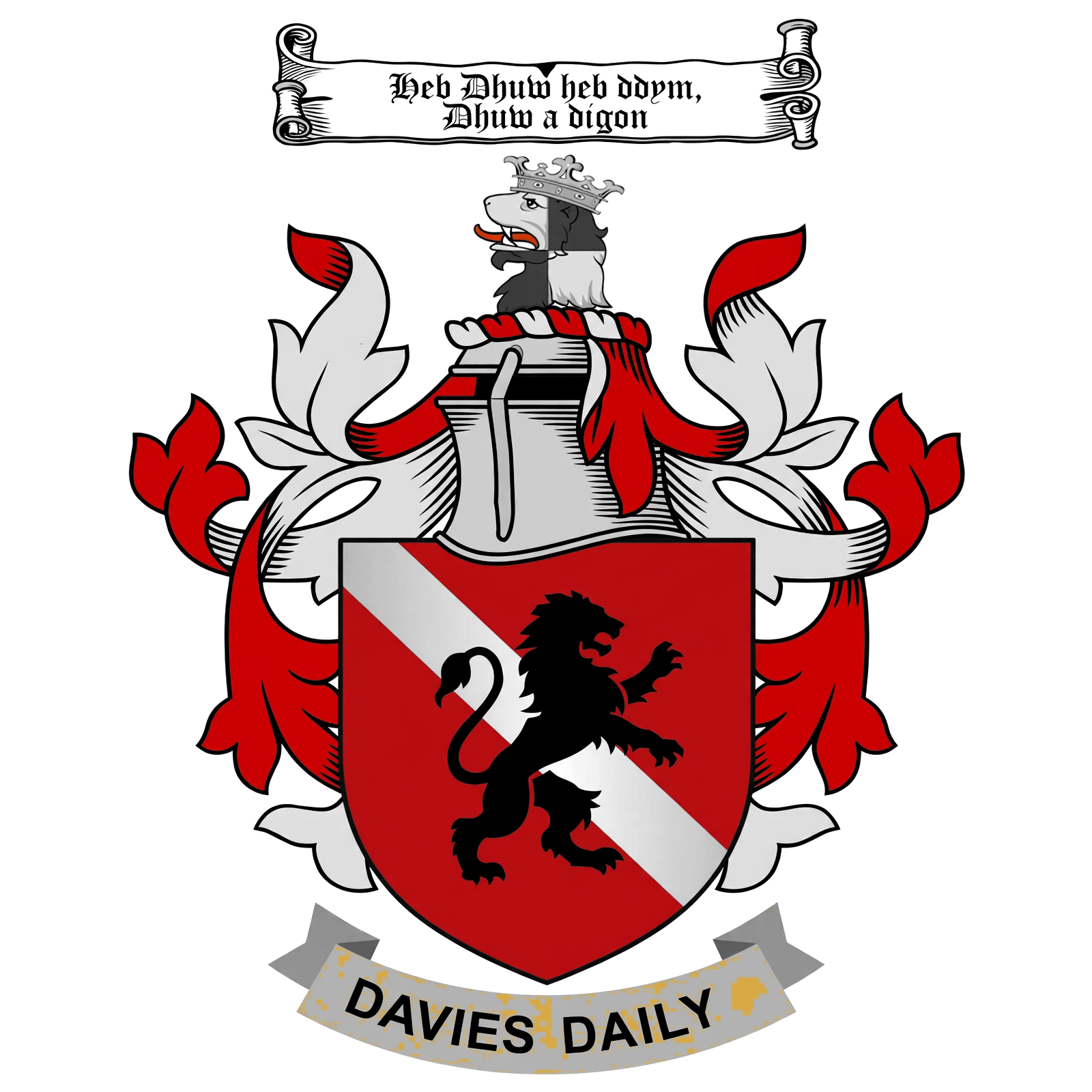 The Davies crest — Davies Daily logo
