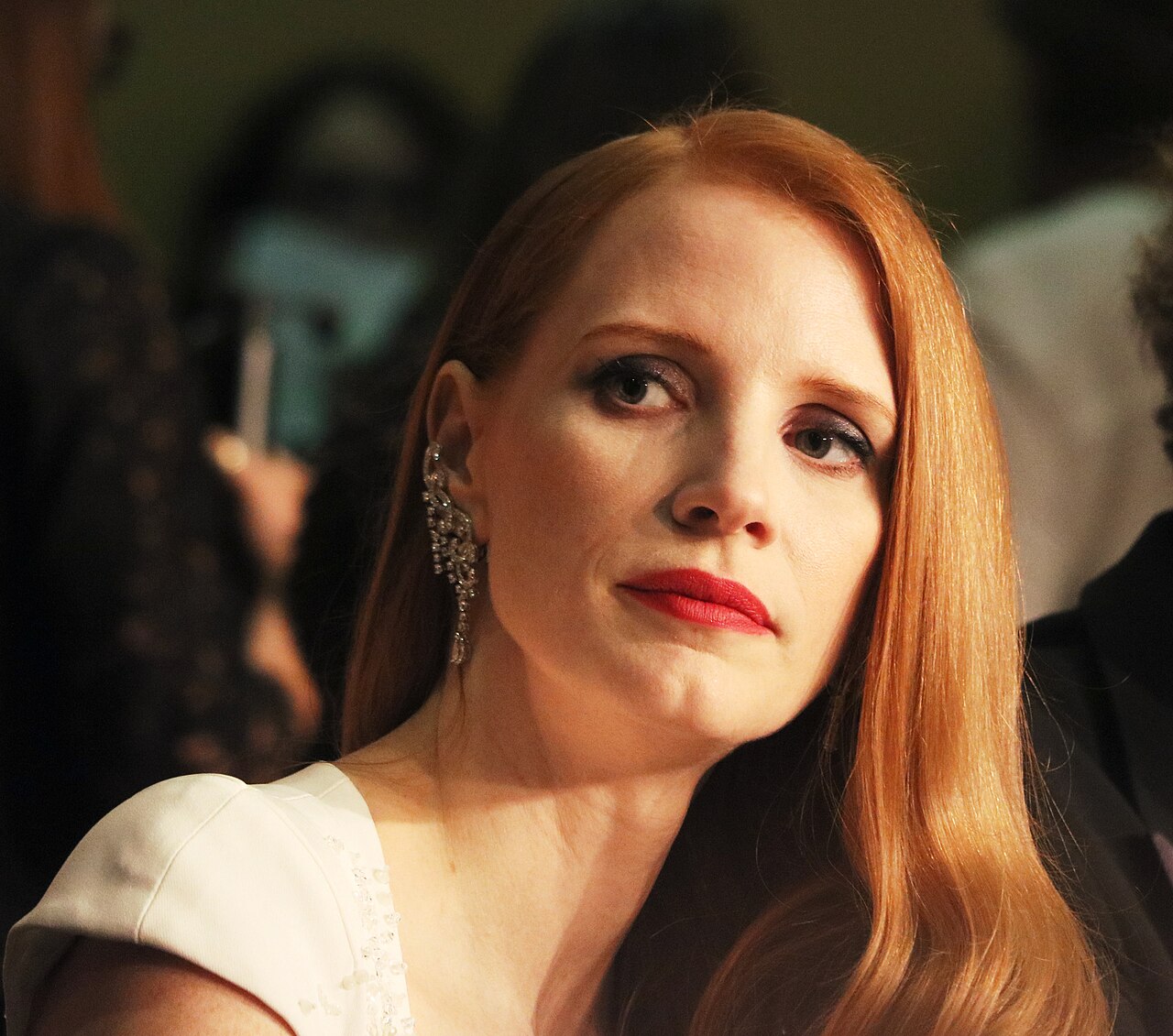 Jessica Chastain at the 2017 Cannes Film Festival.