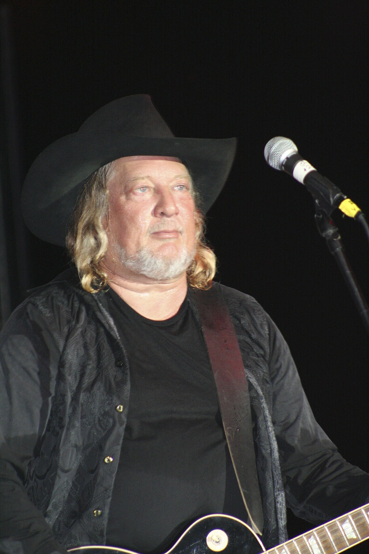 John Anderson performing in concert.
