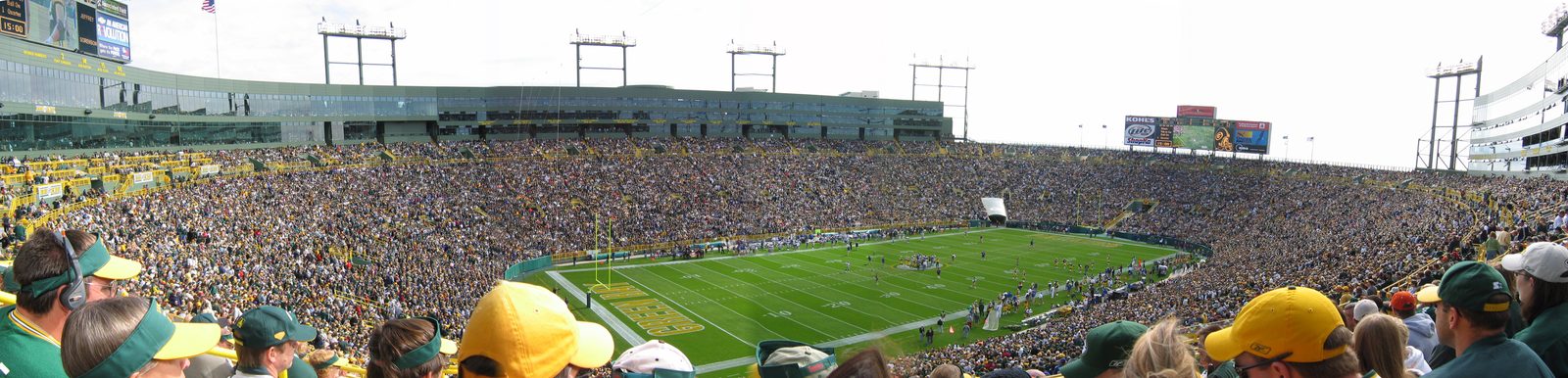Lambeau Field in Green Bay.